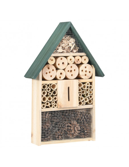 Casetta per Insetti 31x10x48 cm in Legno di Abete