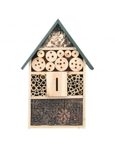 Casetta per Insetti 31x10x48 cm in Legno di Abete