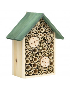 Casette per Insetti 2 pz 23x14x29 cm in Legno Massello di Abete 2