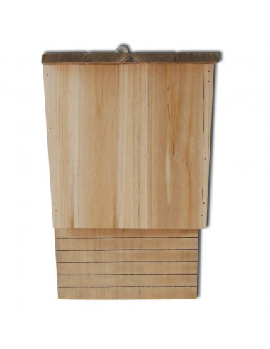 Casette per Pipistrelli 4 pz in Legno 22x12x34 cm