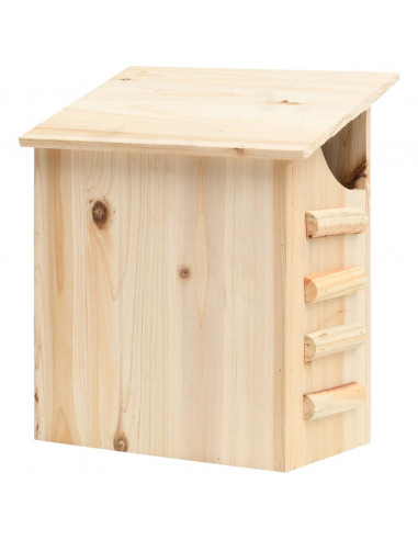 Casetta per Pipistrelli in Legno Massello di Abete 30x20x38 cm