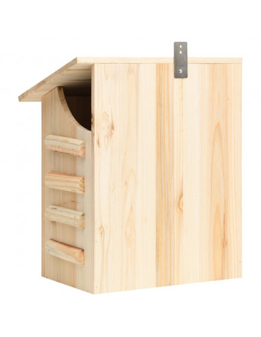 Casetta per Pipistrelli in Legno Massello di Abete 30x20x38 cm