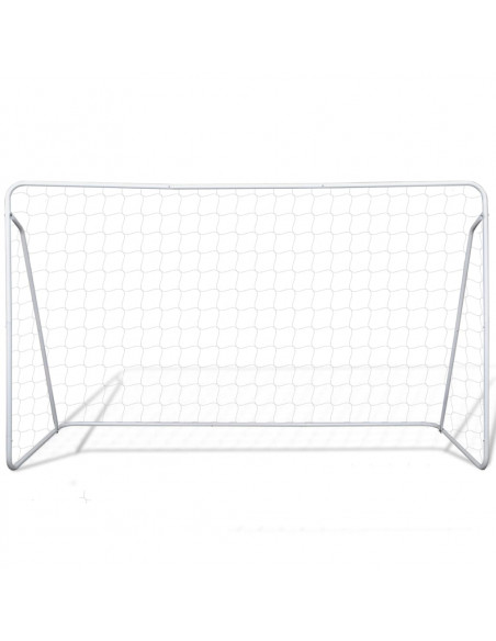 Porta da Calcio in Acciaio 2 pz 240x90x150 cm