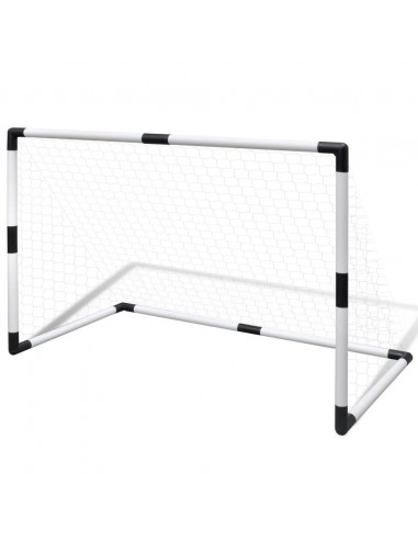 Set Mini Porte da Calcio 2 pz per Bambini 91,5 x 48 x 61 cm