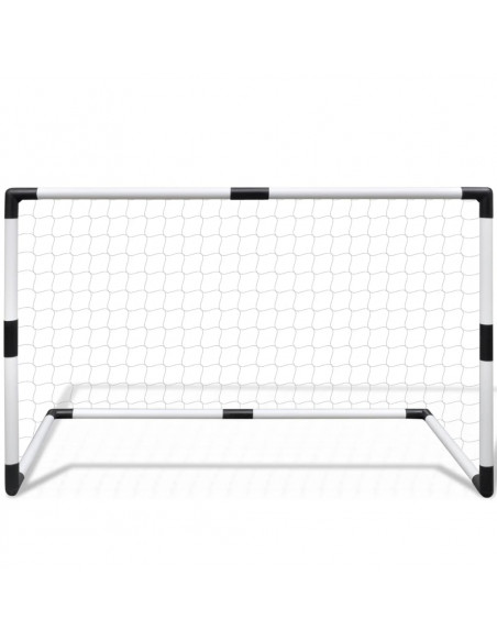 Set Mini Porte da Calcio 2 pz per Bambini 91,5 x 48 x 61 cm