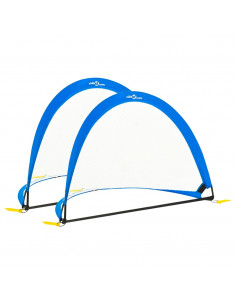 Set Porte da Calcio per Bambini 2 pz con Borsa 119x82x84,5 cm 2