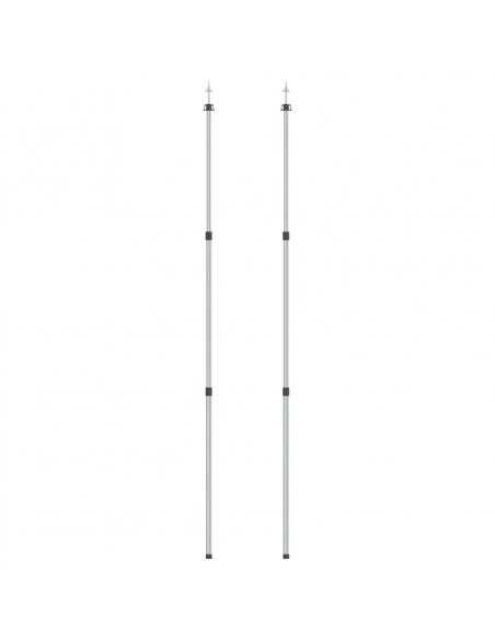 Aste Telescopiche per Tende 102-260 cm 2pz in Alluminio