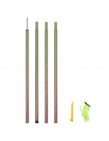 Asta per Parasole a Vela 250 cm Acciaio Zincato