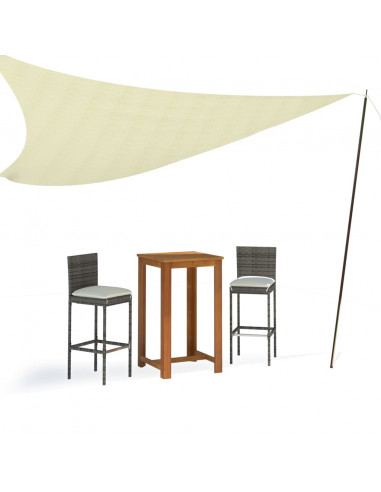 Asta per Parasole a Vela 250 cm Acciaio Zincato