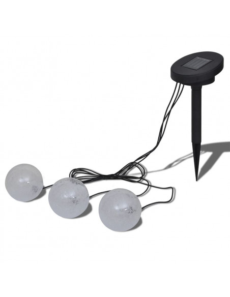 Set 3x lampada galleggiante solare a LED per laghetto piscina