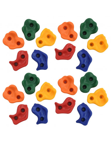Prese per Arrampicata 20 pz Multicolore in PE