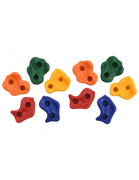 Pietre per Arrampicata 10 pz Multicolore PE