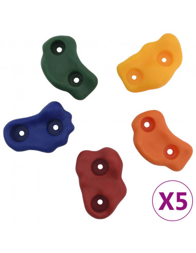 Prese da Arrampicata con Fune 25 pz Multicolore