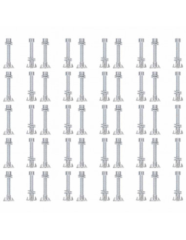 Prese da Arrampicata con Fune 25 pz Multicolore