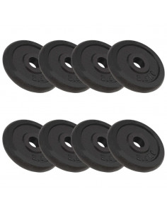 Dischi per Pesi 8 pz 8x2,5 kg in Ghisa 2