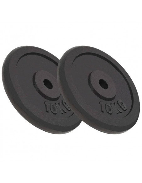 Dischi per Pesi 2 pz 2x10 kg in Ghisa