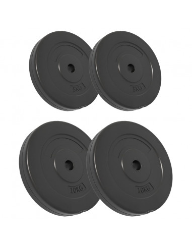Dischi per Pesi 4 pz 30 kg in Cemento