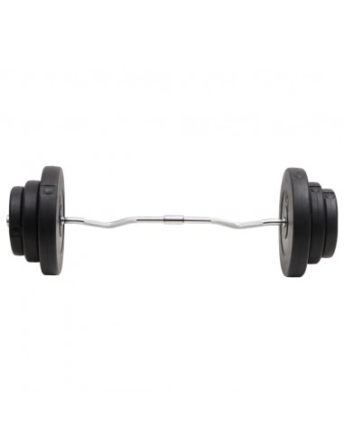 Bilanciere Curvo con Dischi 60 kg