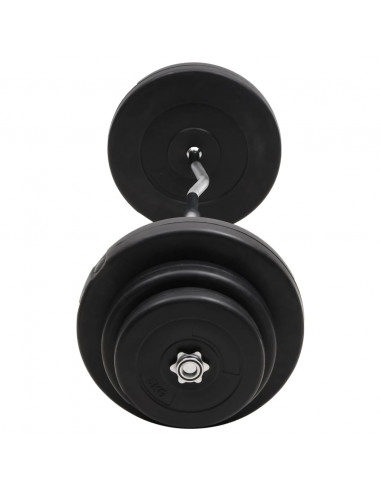 Bilanciere Curvo con Dischi 60 kg