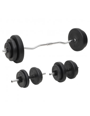 Set Bilanciere e Manubri con Dischi 60 kg