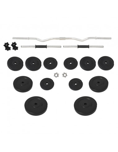 Set Bilanciere e Manubri con Dischi 60 kg