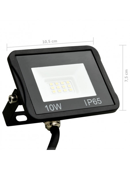 Faretti a LED 2 pz 10 W Bianco Freddo