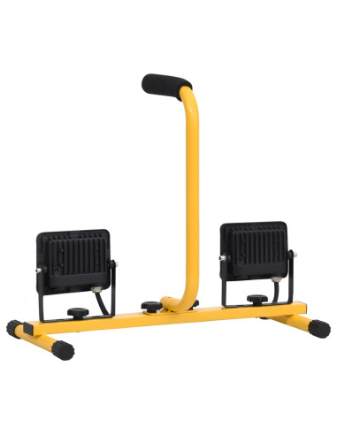 Faretto a LED con Maniglia 2x20 W Bianco Freddo