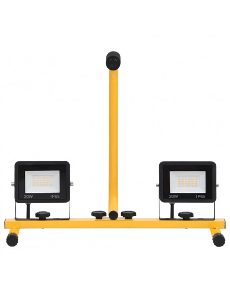 Faretto a LED con Maniglia 2x50 W Bianco Freddo