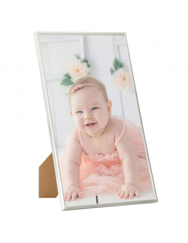 Cornici Foto Collage 5 pz per Tavolo Argento 13x18cm in MDF