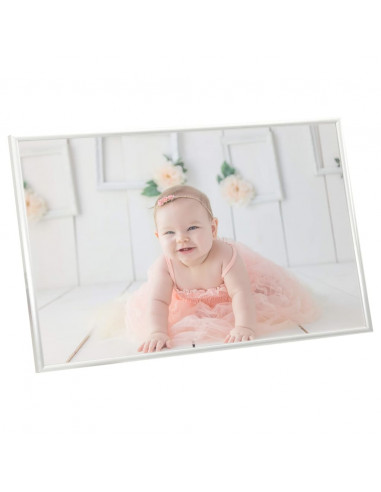 Cornici Foto Collage 5 pz per Tavolo Argento 13x18cm in MDF