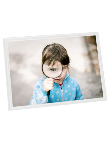 Cornici Foto Collage 3 pz per Tavolo Bianche 15x21 cm in MDF