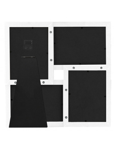 Cornice per Collage per 4x(10x15 cm) Foto Bianca in MDF