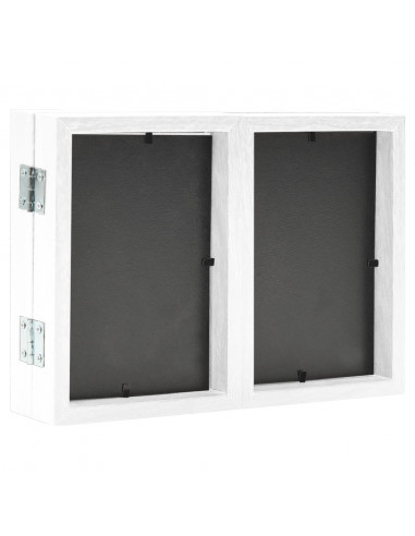 Cornici Portafoto a Libro Bianche 22x15cm +2x(10x15)cm