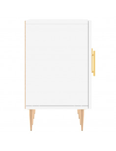 Mobile Porta TV Bianco 150x30x50 cm in Legno Multistrato 2