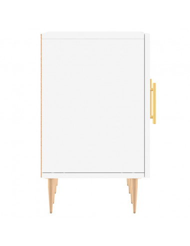 Mobile Porta TV Bianco 150x30x50 cm in Legno Multistrato