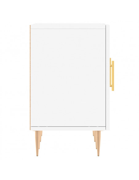 Mobile Porta TV Bianco 150x30x50 cm in Legno Multistrato
