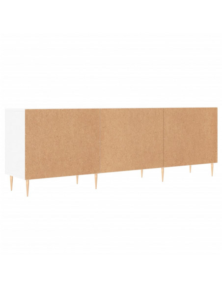 Mobile Porta TV Bianco 150x30x50 cm in Legno Multistrato