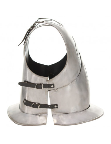 Corazza da Cavaliere Medievale Replica LARP Argento in Acciaio