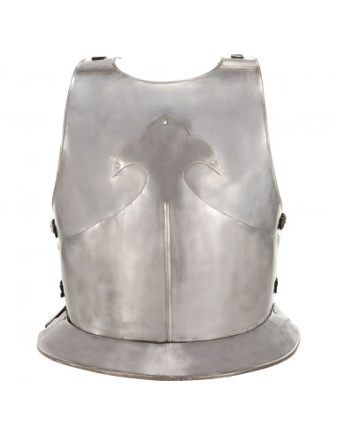 Corazza da Cavaliere Medievale Replica LARP Argento in Acciaio