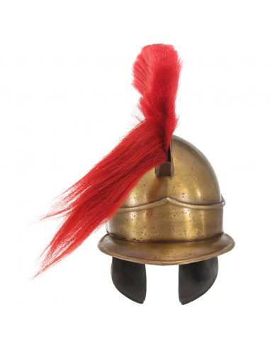 Elmo da Guerriero Greco Antico per LARP in Acciaio Ottone