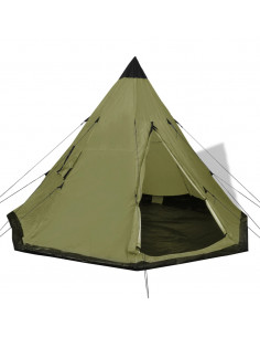 Tenda per 4 Persone Verde 2