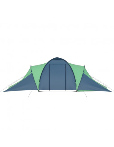 Tenda da Campeggio per 6 Persone Blu e Verde