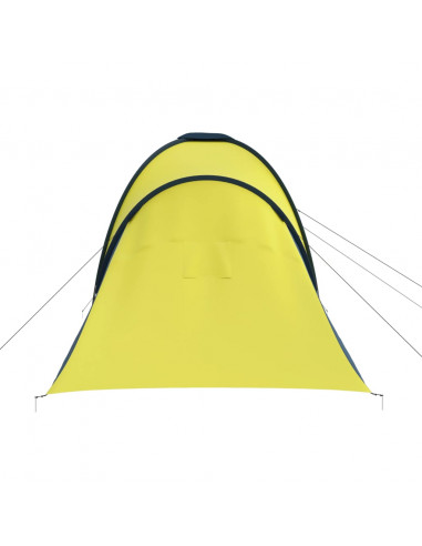 Tenda da Campeggio per 6 Persone Blu e Giallo