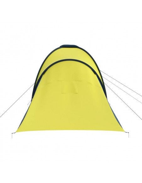 Tenda da Campeggio per 6 Persone Blu e Giallo