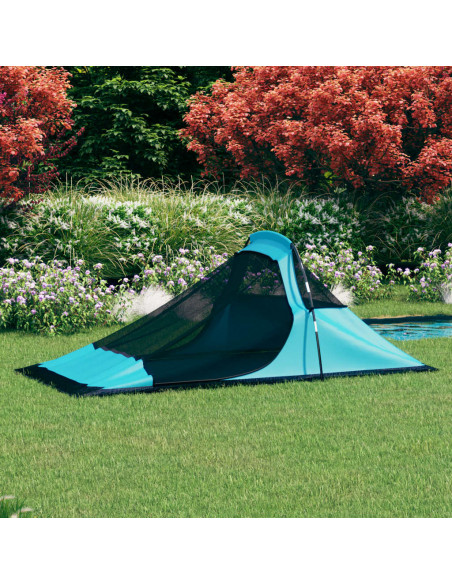 Tenda da Campeggio 317x240x100 cm Blu