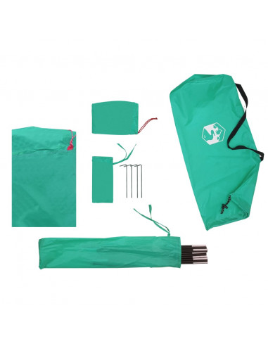 Tenda da Spiaggia Verde 274x178x170/148 cm in Poliestere 185T