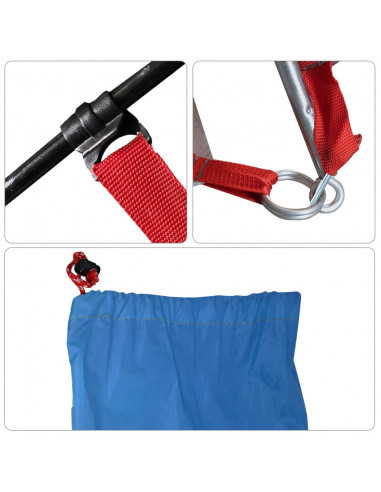 Tenda da Spiaggia Azzurra 274x178x170/148 cm Poliestere 185T