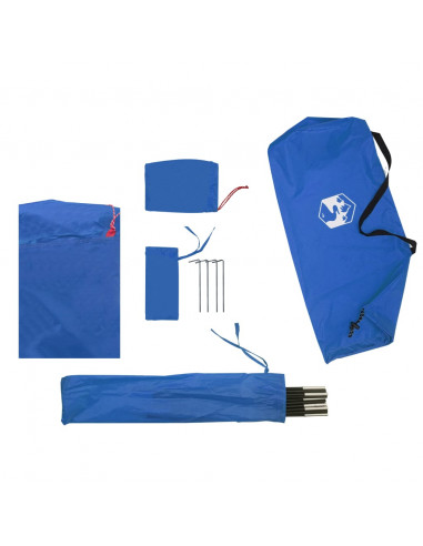 Tenda da Spiaggia Azzurra 274x178x170/148 cm Poliestere 185T