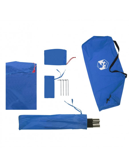 Tenda da Spiaggia Azzurra 274x178x170/148 cm Poliestere 185T