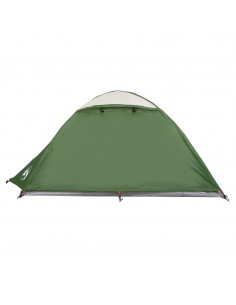 Tenda da Campeggio a Cupola per 2 Persone Verde Impermeabile 2